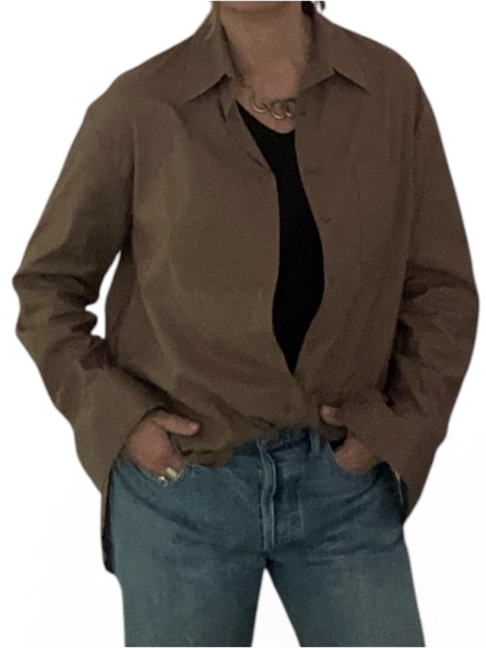 Reformation Will Oversized Button Down Shirt